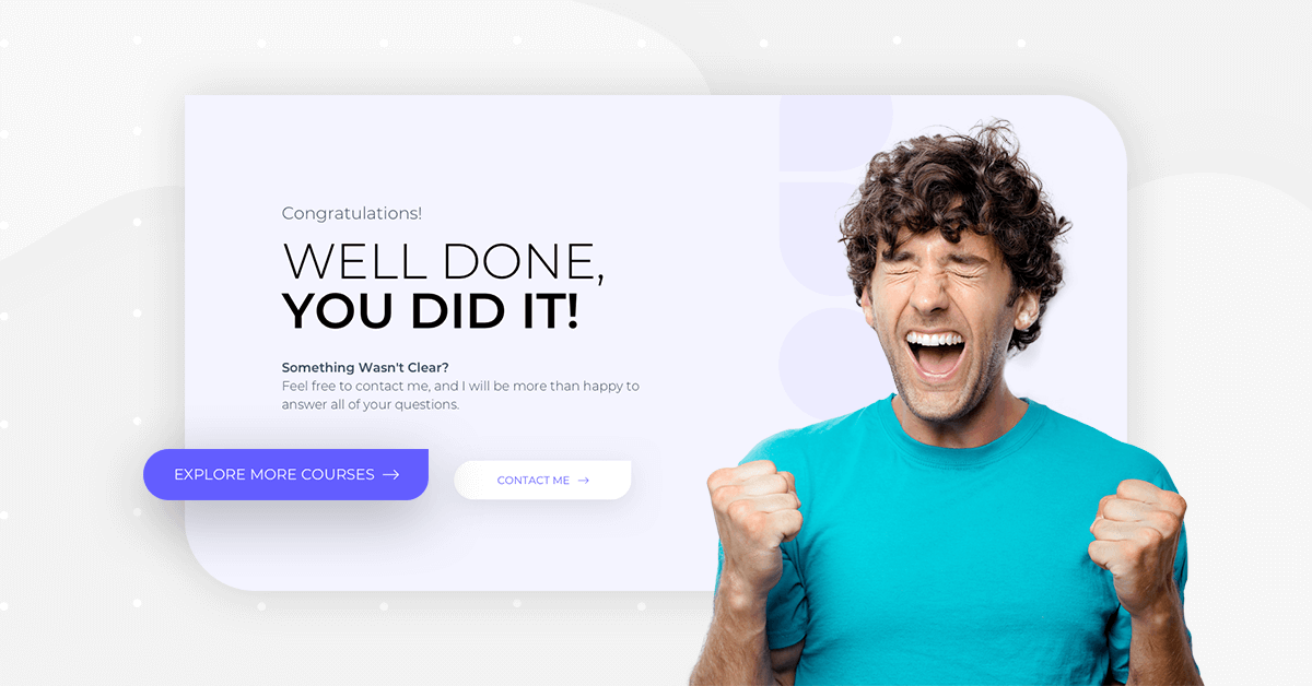 Course Completed Popup Monthly Template Kits #9: The Online Course Template Kit 8