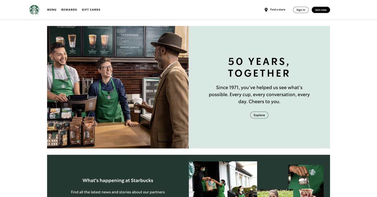 Starbucks 50 Years How To Get Your Website Ready For The Holiday Season 2