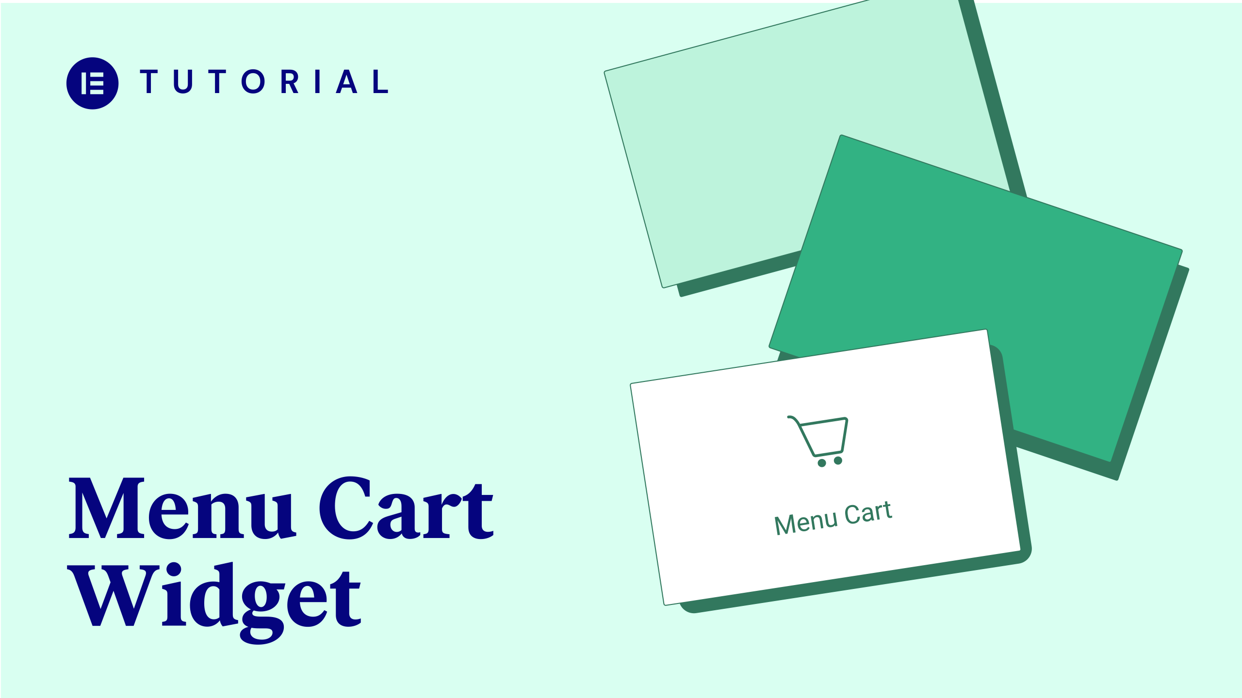 menu cart widget