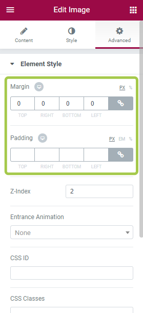 Padding Margin 7 Mastering Image Design Without Css Using Elementor 14