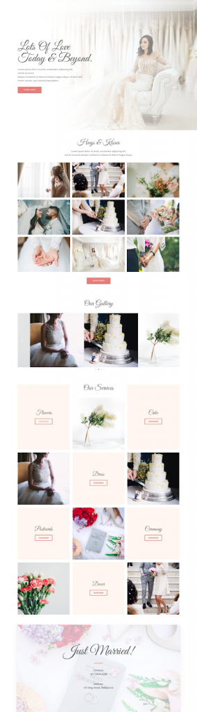 10. Wedding - Individual wedding organizer​