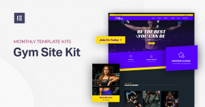 Social Media Facebook Gym Introducing Elementor'S Monthly Template Kits 1