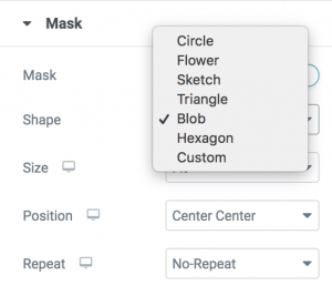 /></figure>



<p>4. 设置Mask 的大小以指定它应该如何适合其容器。选择“适合”或“填充”选项，或在“<strong>自定义尺寸</strong>”部分使用蒙版尺寸：</p>



<figure class=