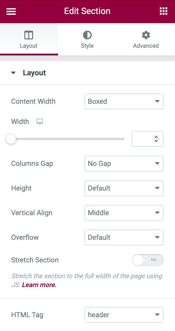 Vertical Align set to Middle