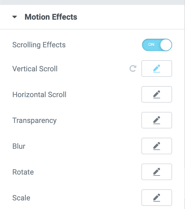 example of how to Switch to Scrolling Effect
