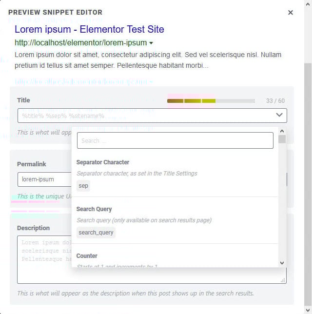 Rank Math Snippet Editor Variables The New Rank Math Seo Integration For Elementor Explained Rank Math Snippet Editor Variables The New Rank Math Seo Integration For Elementor Explained 4