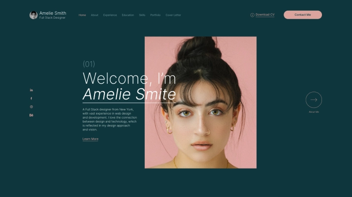 Cv Portfolio Website Kit