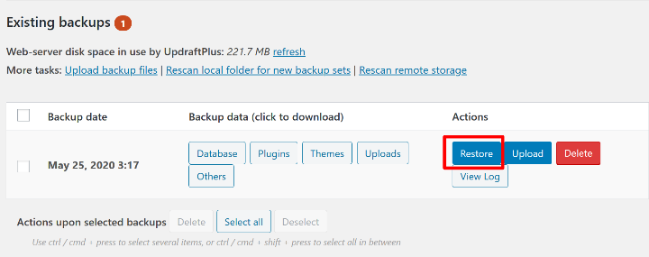 Wordpress Backup Tutorial 9 Restore Backup Wordpress Backup: How To Backup Wordpress Site - Manually Or Using A Plugin Wordpress Backup Tutorial 9 Restore Backup Wordpress Backup: How To Backup Wordpress Site - Manually Or Using A Plugin 10