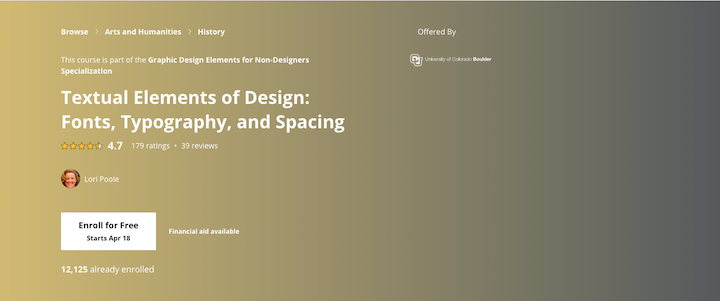 Coursera-Textual-Elements-Design
