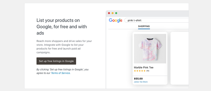 Listing products in Google Merchant Center