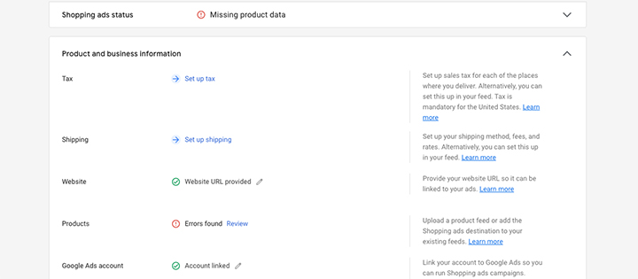 Image3 1 How To Set Up Woocommerce Google Shopping Ads: A Complete Guide Inputting Company And Product Details Into Google Merchant Center