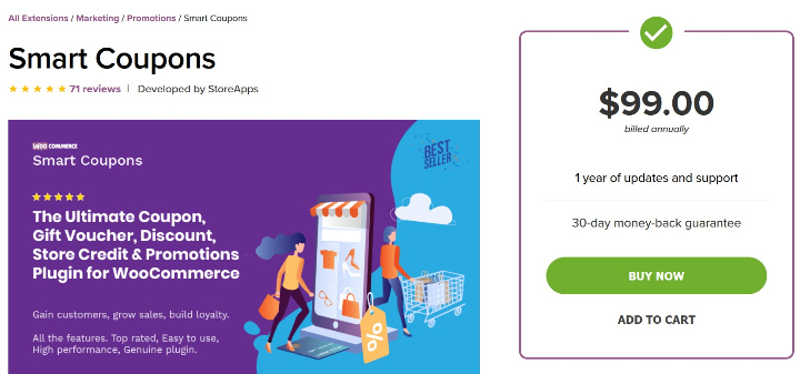 Best Woocommerce Plugins 15 Smart Coupons 24 Best Woocommerce Plugins You Should Be Using 21