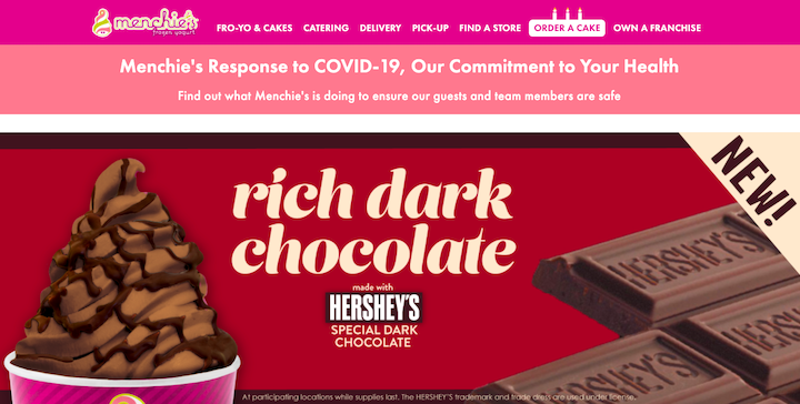 Menchies-Website