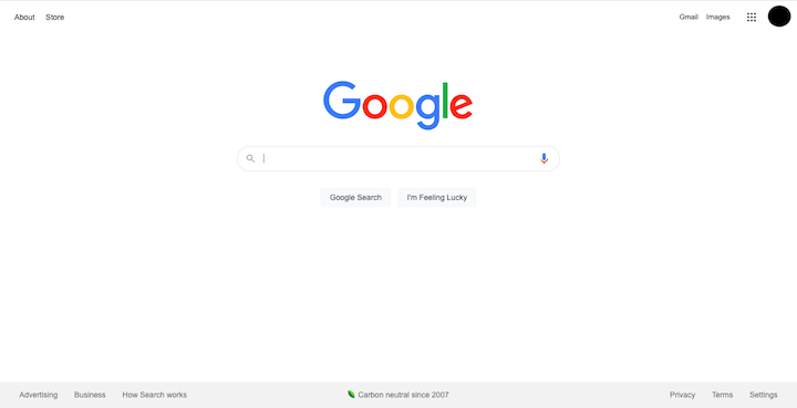 google-white-space-design