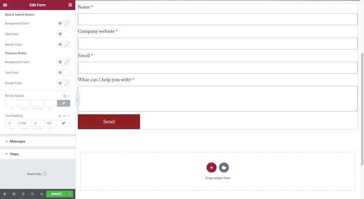 elementor-contact-form-design