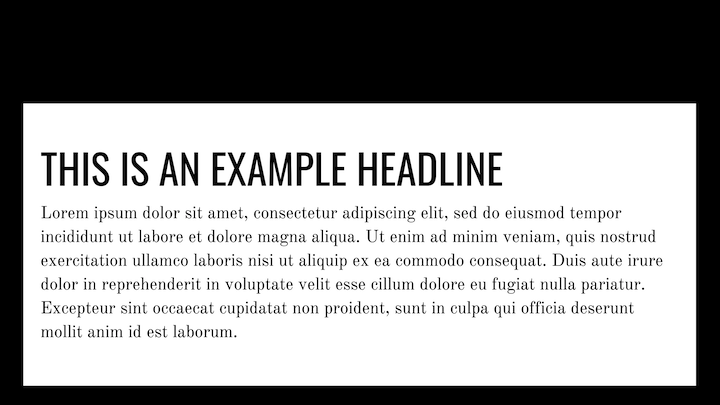 Oswald_Old Standard