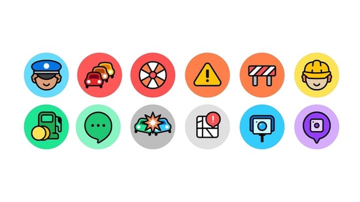 Waze Iconography 19 Outstanding Brand Style Guide Examples For Inspiration 5