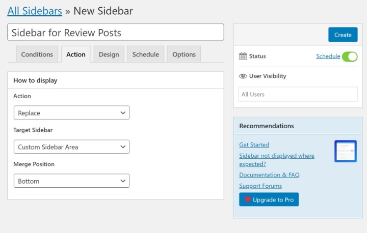 Content Aware Sidebars 2 Actions How To Add Or Edit A Custom Sidebar In Wordpress 10
