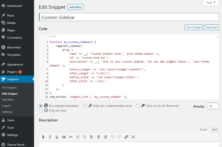 Custom Wordpress Sidebar 1 Register With Code How To Add Or Edit A Custom Sidebar In Wordpress Custom Wordpress Sidebar 1 Register With Code How To Add Or Edit A Custom Sidebar In Wordpress 5