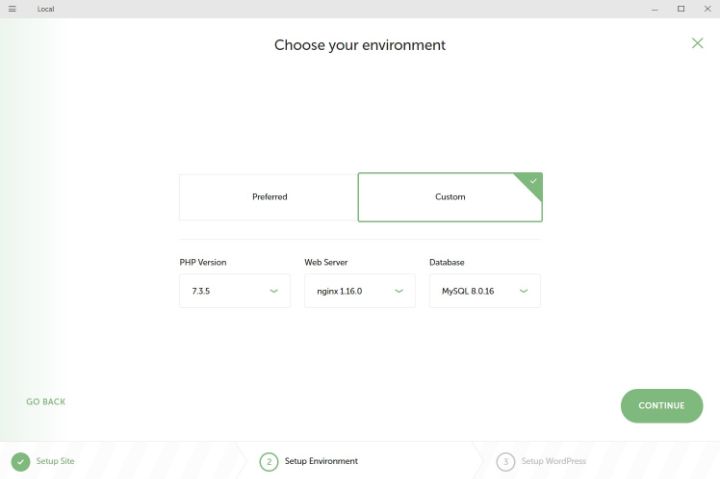 Local Wordpress Development 3 Choose Environment How To Set Up A Wordpress Development Environment Local Wordpress Development 3 Choose Environment How To Set Up A Wordpress Development Environment 2