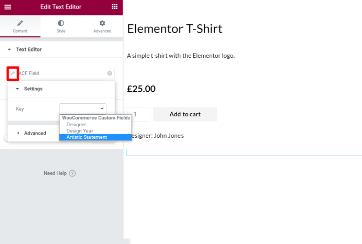 Woocommerce Custom Fields Tutorial 9 Choose Acf Field Elevate Your Woocommerce Product Pages Using Custom Fields Woocommerce-Custom-Fields-Tutorial-9-Choose-Acf-Field