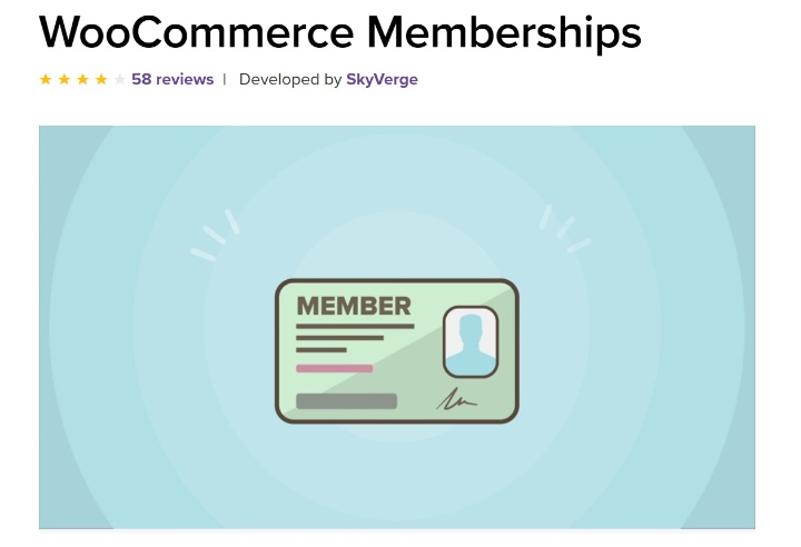 Woocommerce Memberships' Homepage