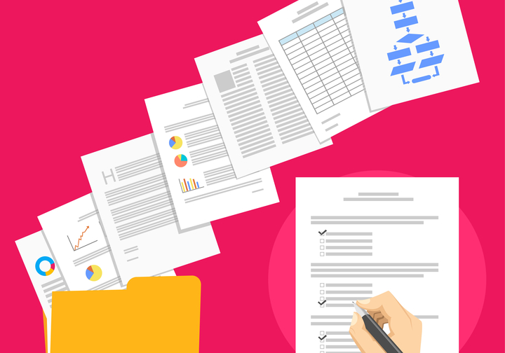 Business Paperwork 720X504 2 How To Get Web Design Clients Business Paperwork Image