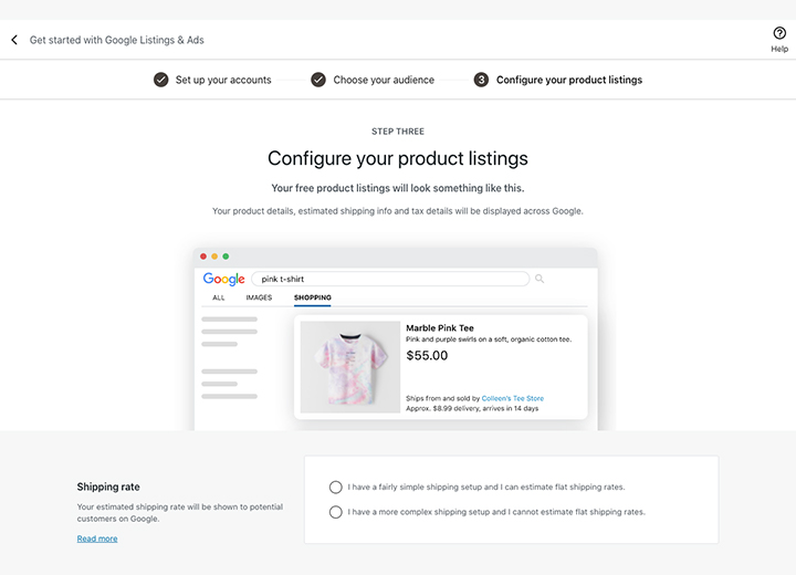 Configuring WooCommerce Google Shopping ads product listings
