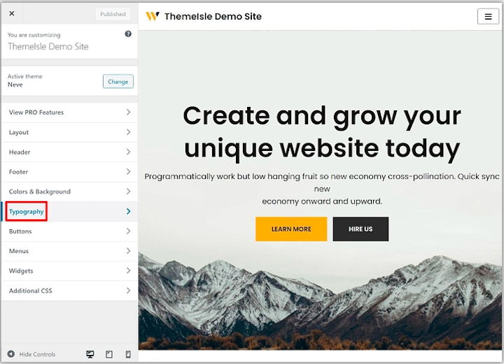Themeisle-Change-Font-Wordpress