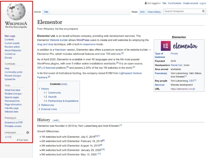 Sidebar Examples 1 Wikipedia How To Add Or Edit A Custom Sidebar In Wordpress Sidebar-Examples-1-Wikipedia