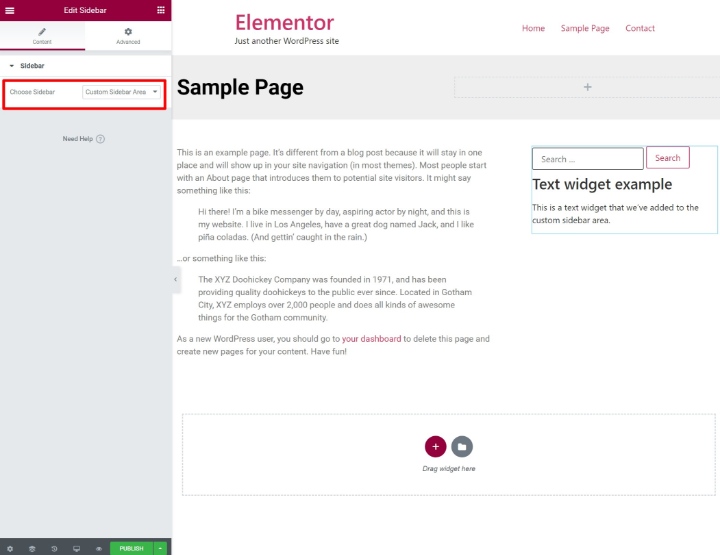 Custom Wordpress Sidebar 5 Add Sidebar Widget In Elementor How To Add Or Edit A Custom Sidebar In Wordpress Custom-Wordpress-Sidebar-5-Add-Sidebar-Widget-In-Elementor