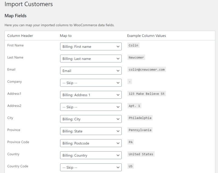 Migrate Shopify To Woocommerce 10 Map Fields How To Migrate From Shopify To Woocommerce 10