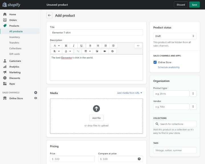 Shopify-Add-Product
