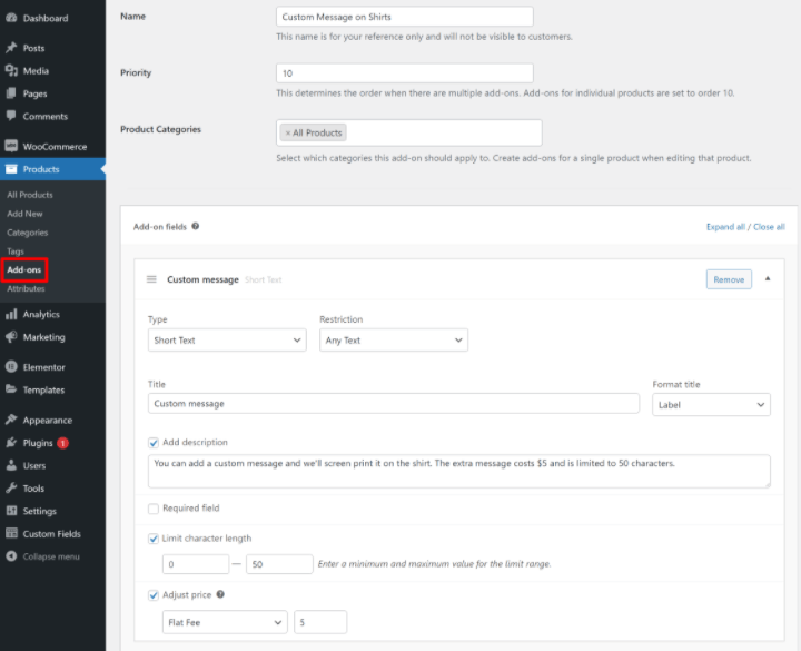 Woocommerce Custom Fields Tutorial 5 Creating Product Add On Fields Elevate Your Woocommerce Product Pages Using Custom Fields Woocommerce-Custom-Fields-Tutorial-5-Creating-Product-Add-On-Fields