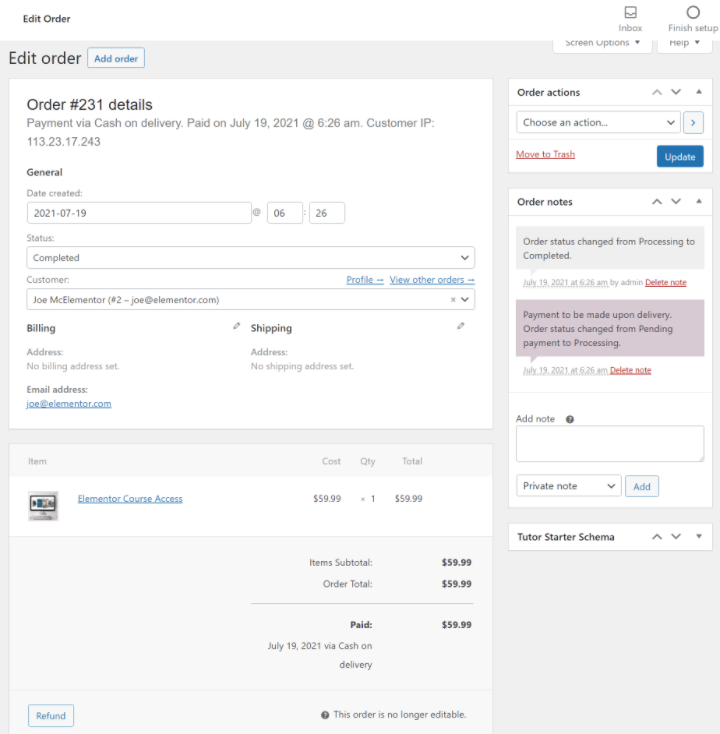 Manage Your Course 5 Woocommerce Manage Payments How To Build An Online Course With Tutor Lms And Elementor Manage-Your-Course-5-Woocommerce-Manage-Payments