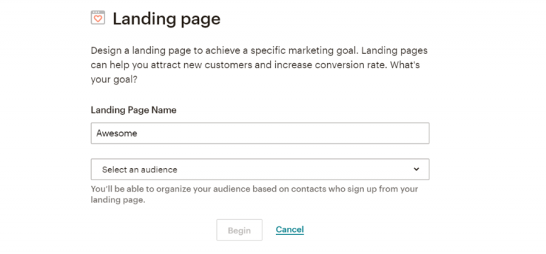 Creating A Landing Page In Mailchimp The Tools We Love: Mailchimp Creating A Landing Page In Mailchimp The Tools We Love: Mailchimp 4