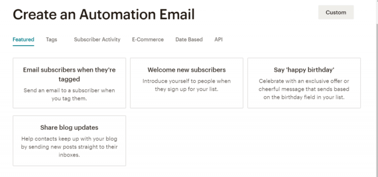 Creating An Automation Email In Mailchimp The Tools We Love: Mailchimp 5