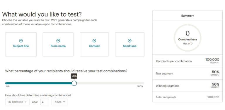 Multivariate Testing In Mailchimp The Tools We Love: Mailchimp Multivariate Testing In Mailchimp The Tools We Love: Mailchimp 9