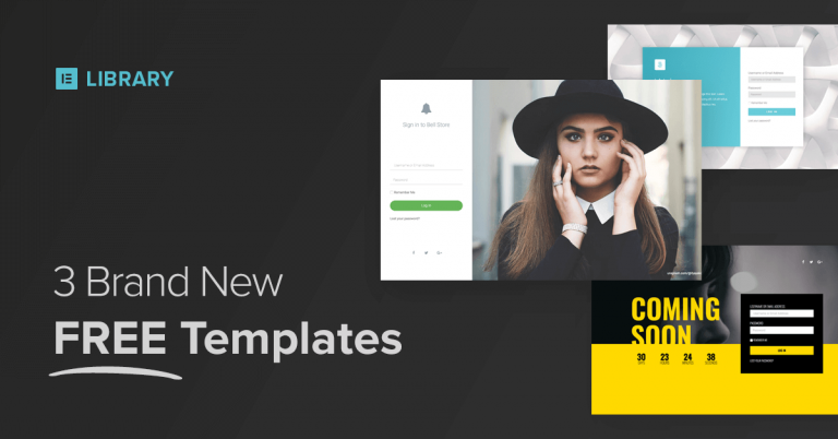 Library 3 Templates Login Introducing Elementor'S Wordpress Login Widget Library 3 Templates - Login