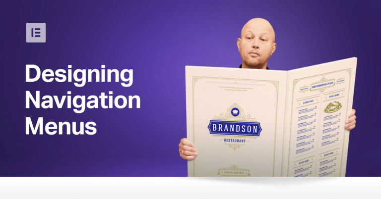 Wordpress menus design elementor