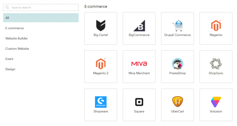 Mailchimps Available Integrations The Tools We Love: Mailchimp Mailchimps Available Integrations The Tools We Love: Mailchimp 7