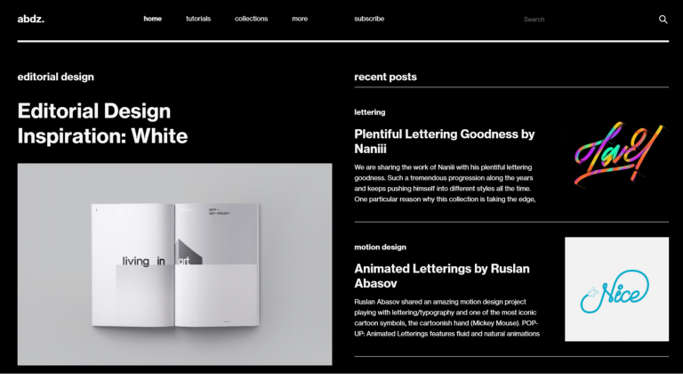 Image21 Website Design Inspiration: 20+ Best Sources Abduzeedo