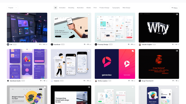 Dribbble Website Design Inspiration: 20+ Best Sources Dribbble Website Design Inspiration: 20+ Best Sources 3