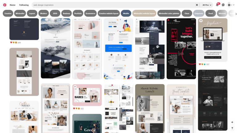 Pinterest Website Design Inspiration: 20+ Best Sources Pinterest Website Design Inspiration: 20+ Best Sources 5