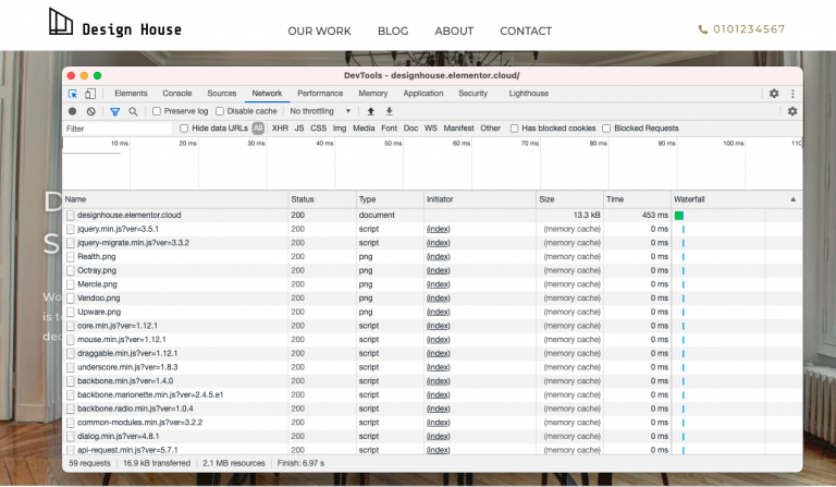 website performance inspector