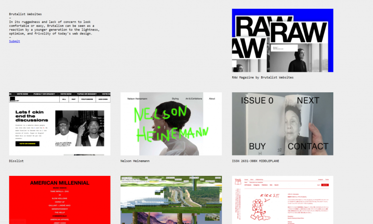 Image6 Website Design Inspiration: 20+ Best Sources Brutalist Websites