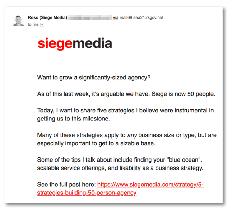 Siegemediapost 6 Steps To Create A Winning Blog Email Marketing Strategy 2