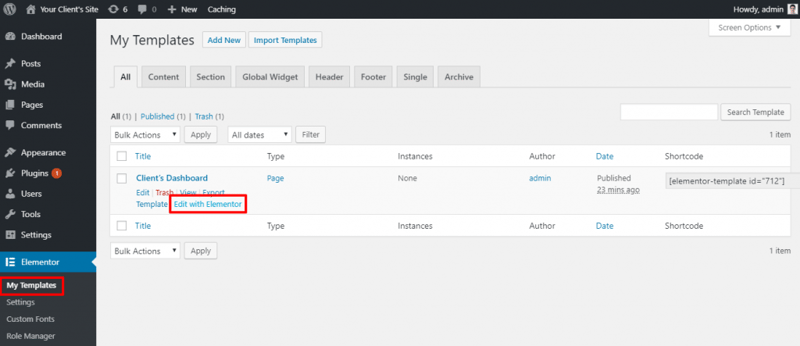 Custom Wordpress Dashboard Clients Elementor 8 How To Create A Custom Wordpress Dashboard For Your Clients Custom Wordpress Dashboard Clients Elementor 8 How To Create A Custom Wordpress Dashboard For Your Clients 9