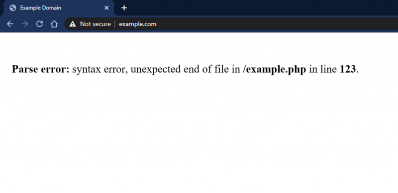 Syntax Error