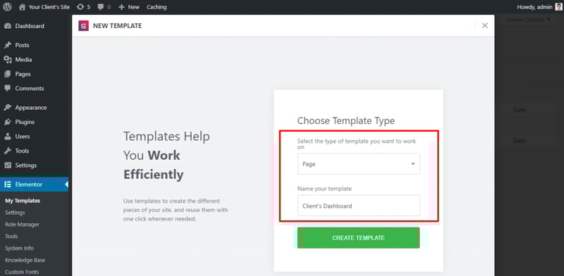 Custom Wordpress Dashboard Clients Elementor 2 How To Create A Custom Wordpress Dashboard For Your Clients Custom Wordpress Dashboard Clients Elementor 2 How To Create A Custom Wordpress Dashboard For Your Clients 2